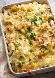 Crispy Thyme Roasted Leek And Mushroom Pasta Bake